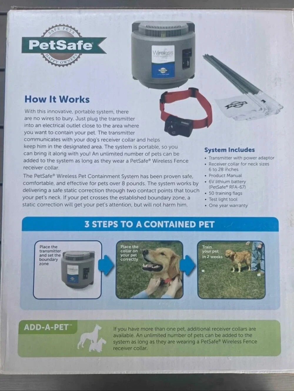 PetSafe Wireless Fence Pet Containment System